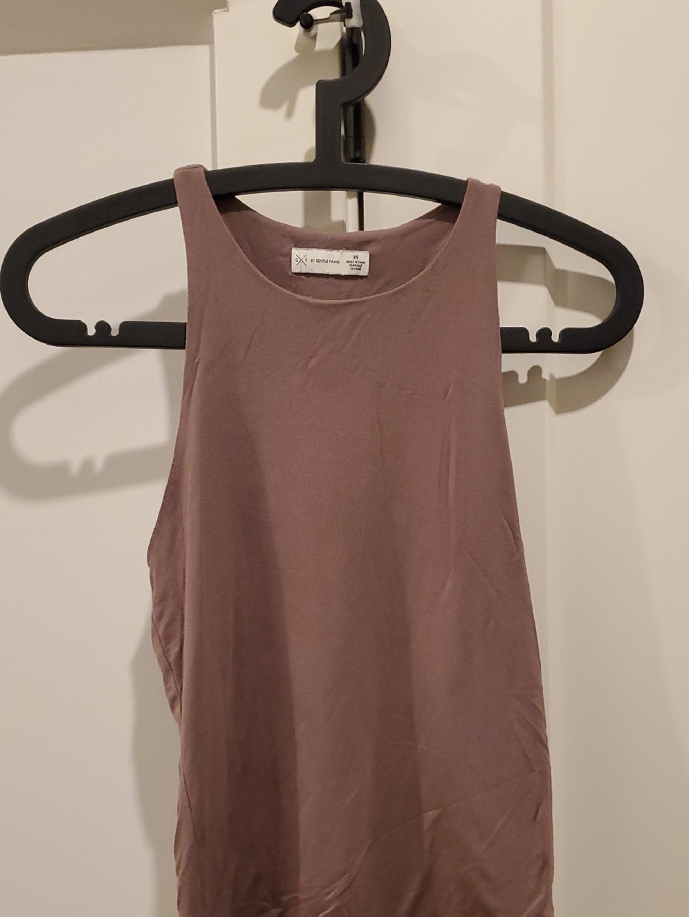 Gentle Fawn, Super Soft Tank in Mushroom/taupe Color XS